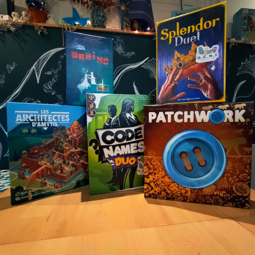 Jeux de société pour deux joueurs et jeux stratégiques disponibles à L’OCNI.